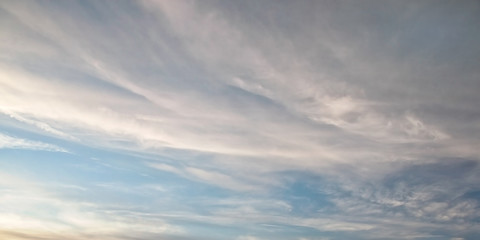 Fototapeta premium Dramatic evening sky, just after sunset.