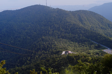 ロープウェーからの眺め
