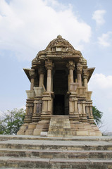 CHATURBHUJ TEMPLE, Facade - General View, Southern Group, Khajuraho, Madhya Pradesh, UNESCO World...