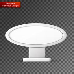 Blank Outdoor Billboard with Place for Message