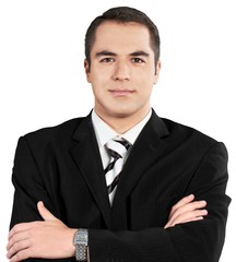 Businessman portrait arms folded