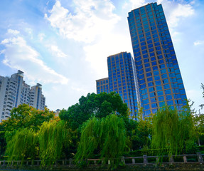Fototapeta premium Scenery of the Hangzhou section of the Grand Canal