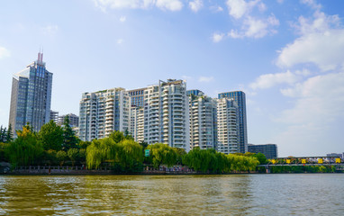 Fototapeta na wymiar Scenery of the Hangzhou section of the Grand Canal