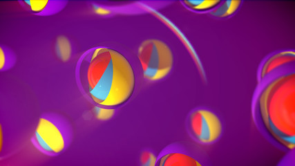Violet Spheres from Nested Balls