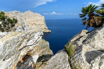 Boot Cap de Formentor Felsen Hang Mallorca