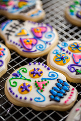 Sugar skull cookies