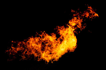 fire burning