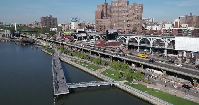 Morningside Hights & Harlem Aerial