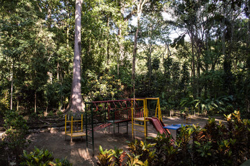 playground in the woods