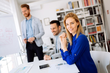 Obraz premium Succesful businesswoman CEO of company