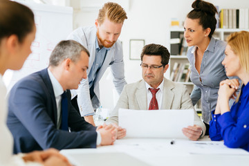 Business people in office