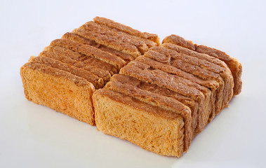 Tea Rusk, Crunchy, crispy dry biscuit, a famous breakfast snack.  