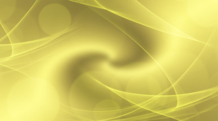 Golden yellow bright blurred light. Invitation and greeting cards. Abstract festive illustration. Copy space