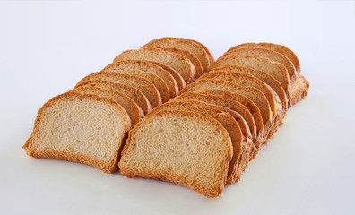 Tea Rusk, Crunchy, crispy dry biscuit, a famous breakfast snack.  