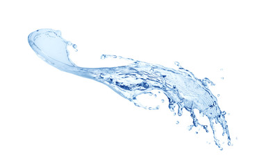 water,water splash isolated on white background,beautiful splashes a clean water