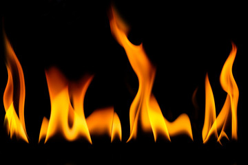 Fototapeta premium Fire flames background