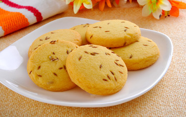 Zera Cookies, Little salty & little sweet with a yummy taste of crispy cumins 