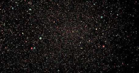 Fireworks explosion spark on a black background