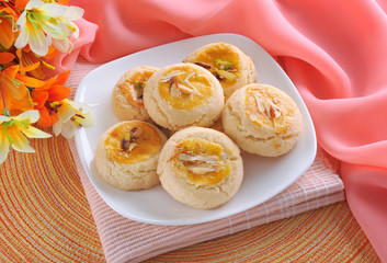 Nan Khatai, Crunchy & delicious shortbread cookies.