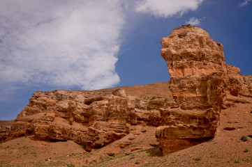 Fototapeta na wymiar beautiful canyon in Kazakhstan
