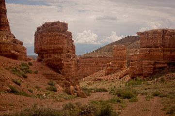 beautiful canyon in Kazakhstan