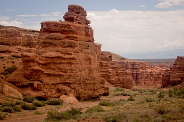beautiful canyon in Kazakhstan
