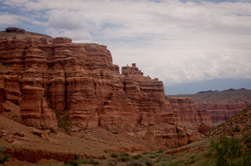 beautiful canyon in Kazakhstan