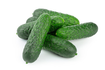 cucumber isolated on white background