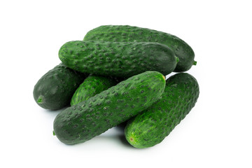 cucumber isolated on white background