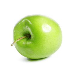 Green apple, isolated on white background