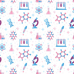 Chemistry and science seamless pattern design