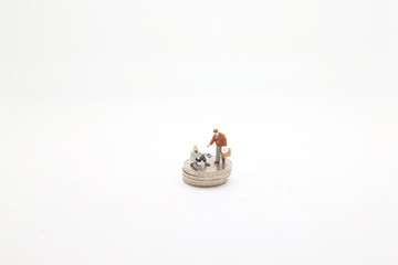 a social problems theme of small figure