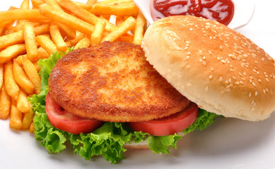 Burger, a most famous lunch snack around the globe