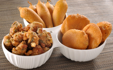 Pakora (Mix variant) includes, cilli pakora, potato pakora, masalla pakora, 
