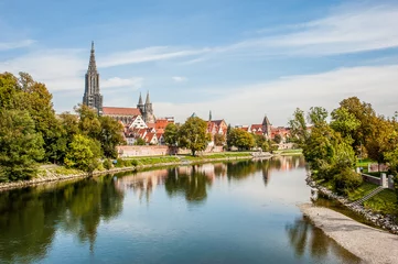 Panoramaansicht von Ulm, Deutschland © stefanie