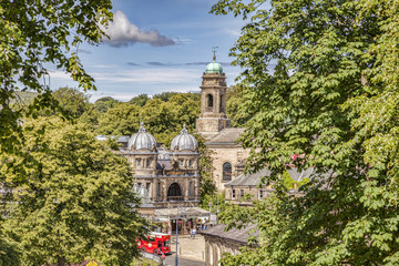 Buxton Opera House and St John's Church, Buxton, Derbyshire