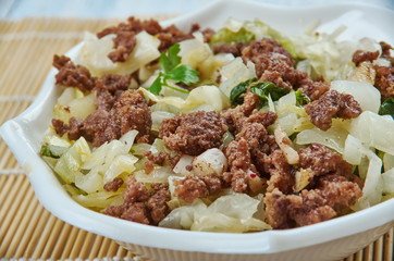 Ground Turkey and Cabbage Stir-Fry