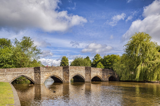 Bridge on the River Wye at Bakewell, Derbyshire