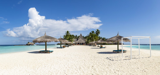 Breathtaking view of Maldives Island