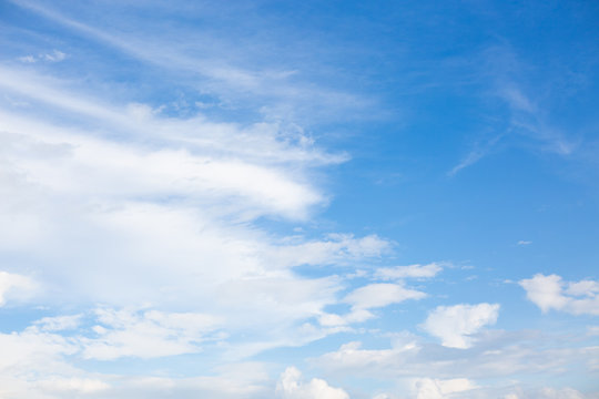 Beautiful blue sky with cloud nature abstack background