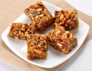 Mix Dry Fruit Halwa, Delicious sweet similar to nougat