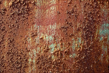 Rusty metal abstract texture