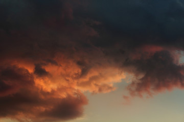 Fototapeta na wymiar Sunset Cloud