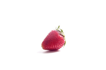 Strawberry fresh ripe sweet berry isolated on white