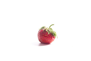 Strawberry fresh ripe sweet berry isolated on white