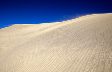 sand pattern on dunes