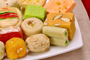 Mix Mithai, A Mouth-Watering Combination of Different Variety of Indian Sweets