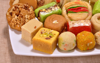 Mix Mithai, A Mouth-Watering Combination of Different Variety of Indian Sweets