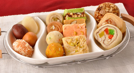 Mix Mithai, A Mouth-Watering Combination of Different Variety of Indian Sweets