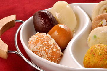 Mix Mithai, A Mouth-Watering Combination of Diffe Variety of Indian Sweets